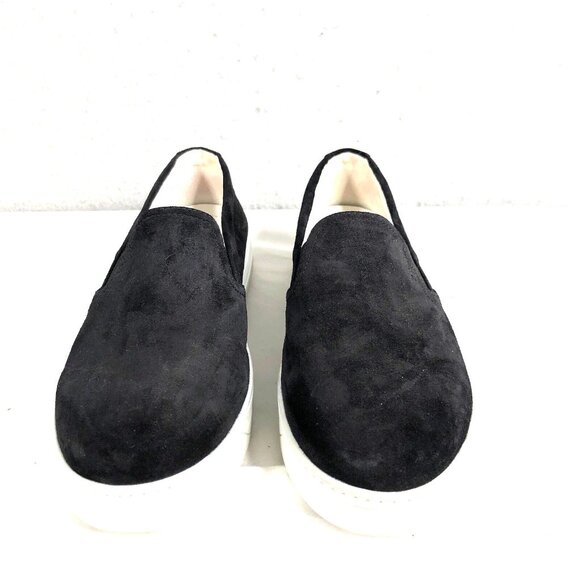 PRADA Sneaker Womens 9 Black Suede Street Skate Slip On Flats - Picture 1 of 16